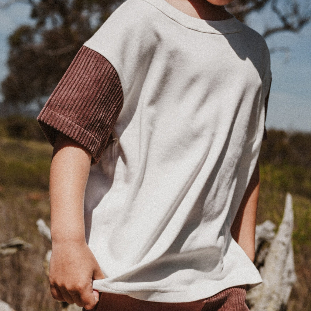 Kids Organic Cotton Corduroy T-Shirt