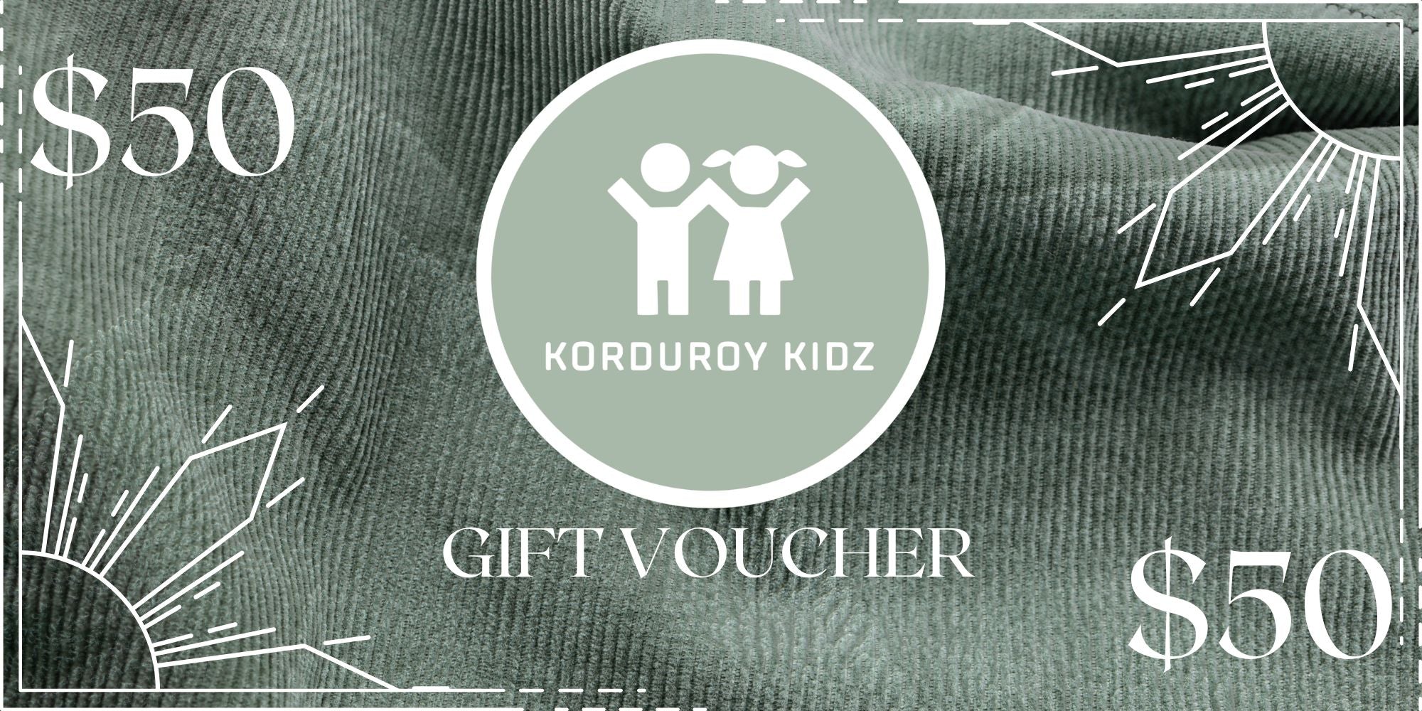 Gift Voucher Korduroy Kidz