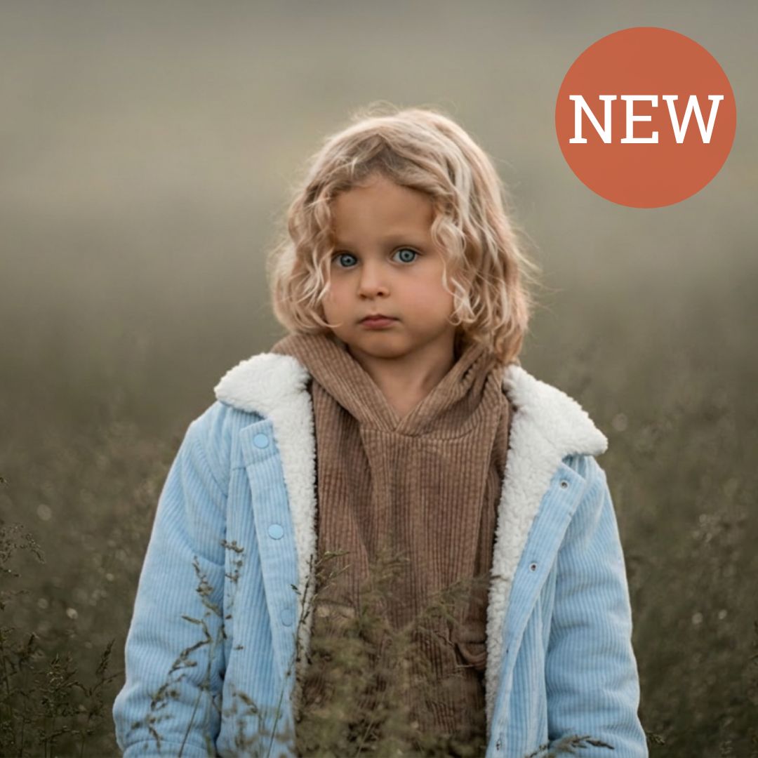 Kids Jacket Organic Cotton Corduroy & Sherpa Korduroy Kidz